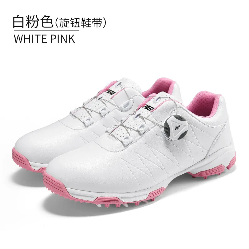 PGM Golf Shoes Women Waterproof Non-slip Microfiber Material Golf Sports Shoes
