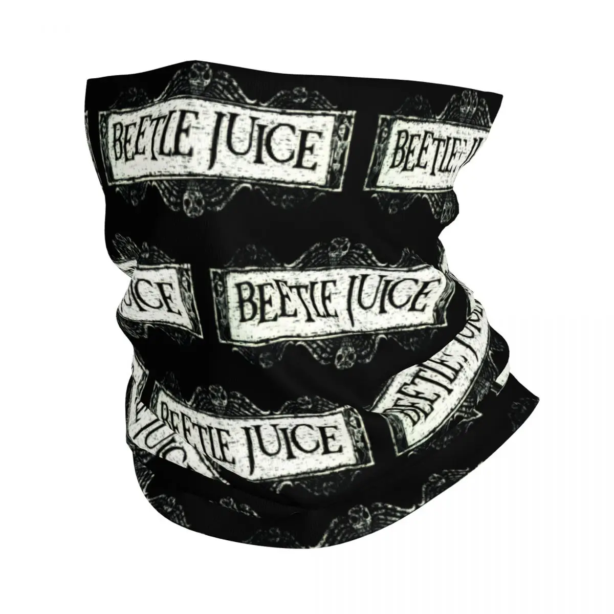 

Beetlejuice Horror Movie Lover Bandana Neck Cover Printed Balaclavas Magic Scarf Multifunctional Headwear Running Windproof