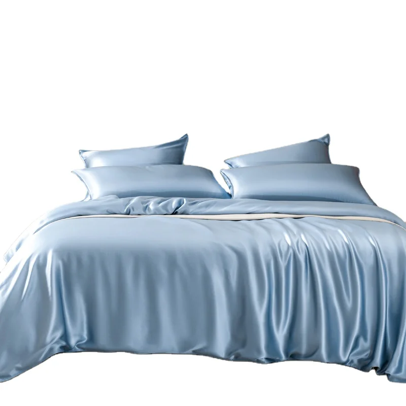 Оптовая продажа 100% шелк семейный набор постельное белье из шелка тутового