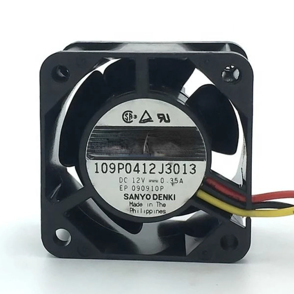 

New Original 40 4cm 40mm server fan 4028 40*40*28mm 12V 0.35A Server case cooling fan 109P0412J3013 with 3pin
