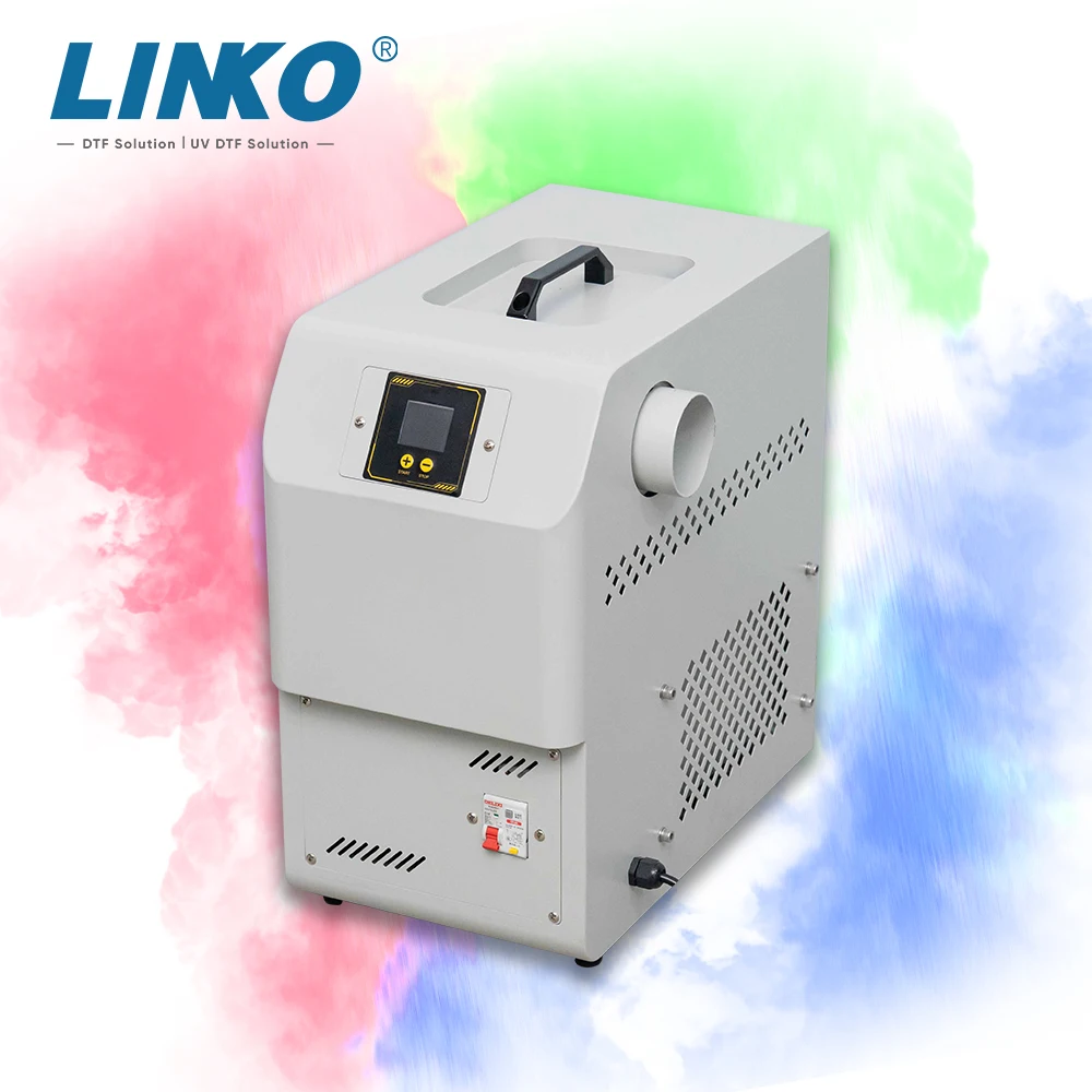 Фото Новый малошумный фильтр для дыма Linko (36-202 м³/ч) для шейкера DTF-порошка, хит продаж №2