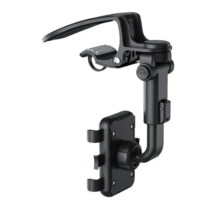 

Universal Car Phone Holder 360 Rotation Car Phone Mount Cradle With Adjustable Arm & Angle For Dashboard/Sun Visor/Air