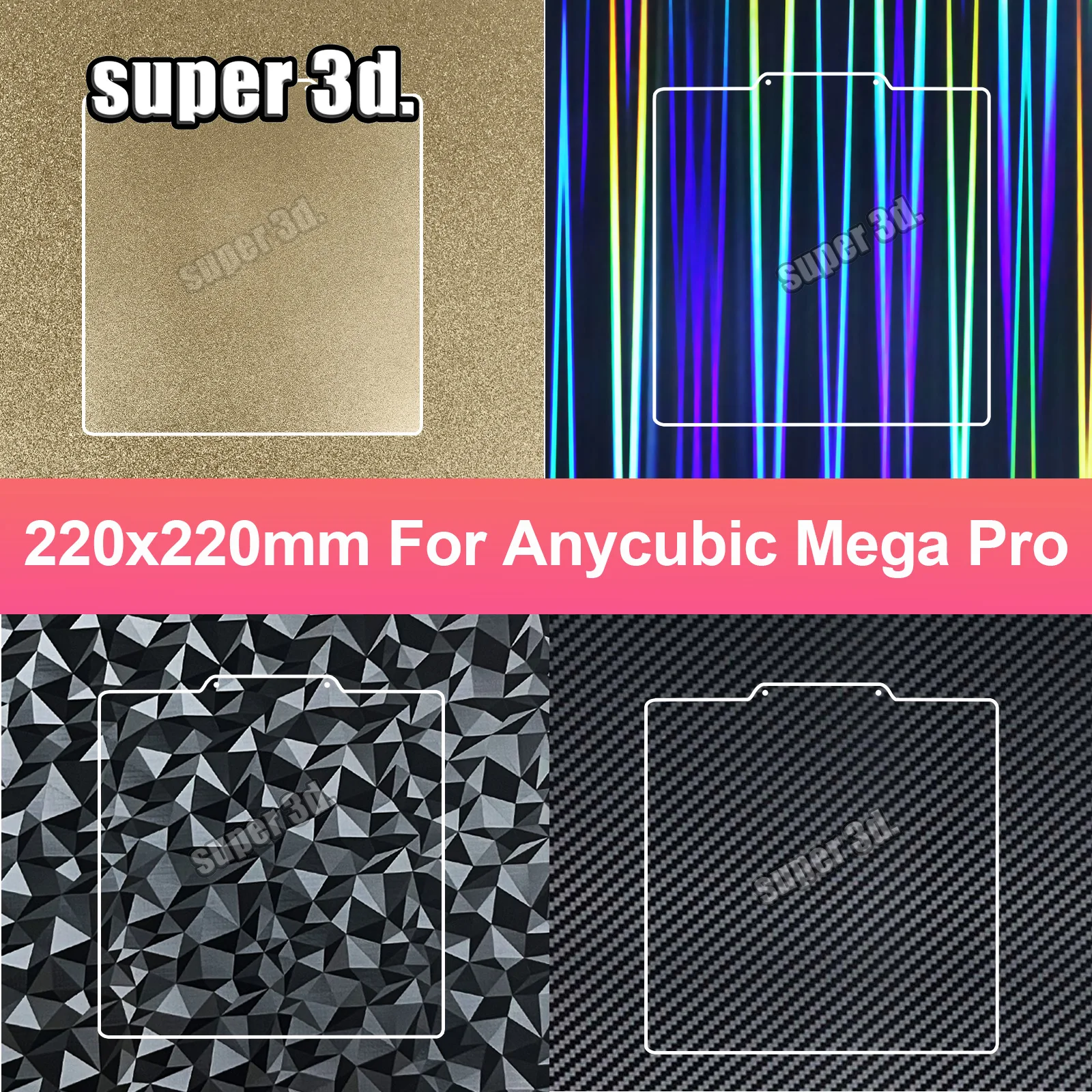 PEO PEI встроенная пластина 220x220 Anet A8 3d Кровать для принтера anycubic нагревательная