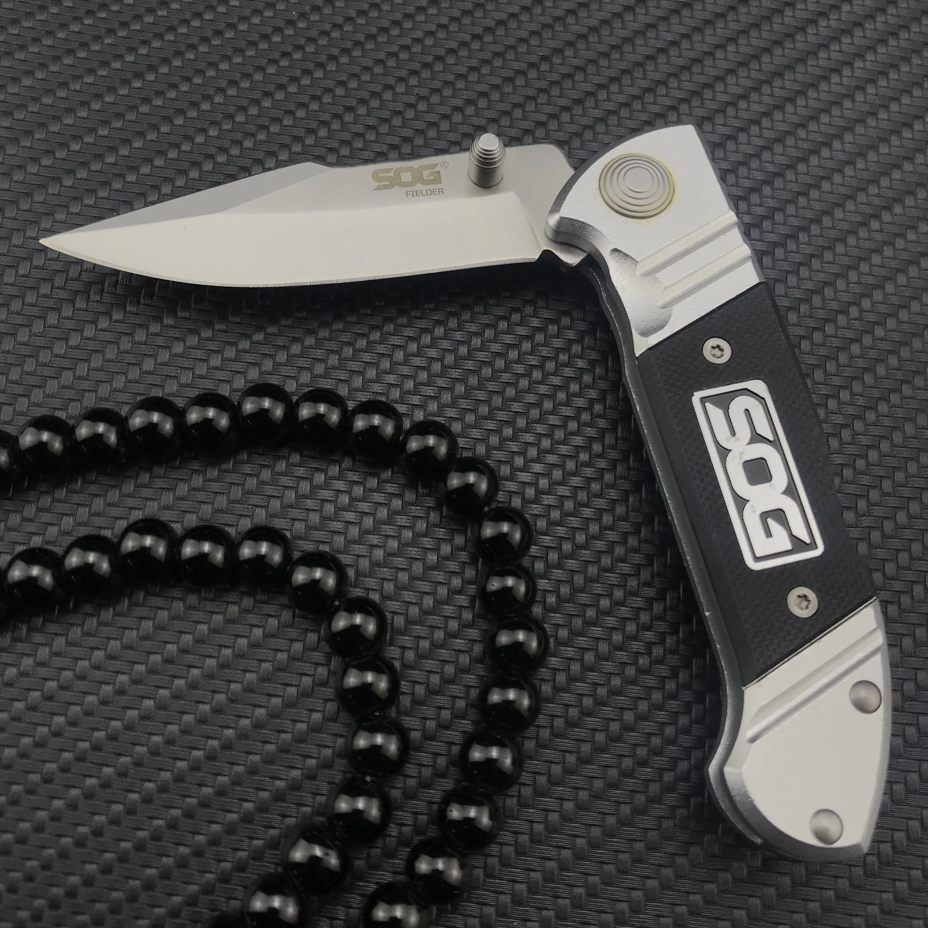 Складной карманный нож SOG Fielder для повседневного использования 440C алюминиевая