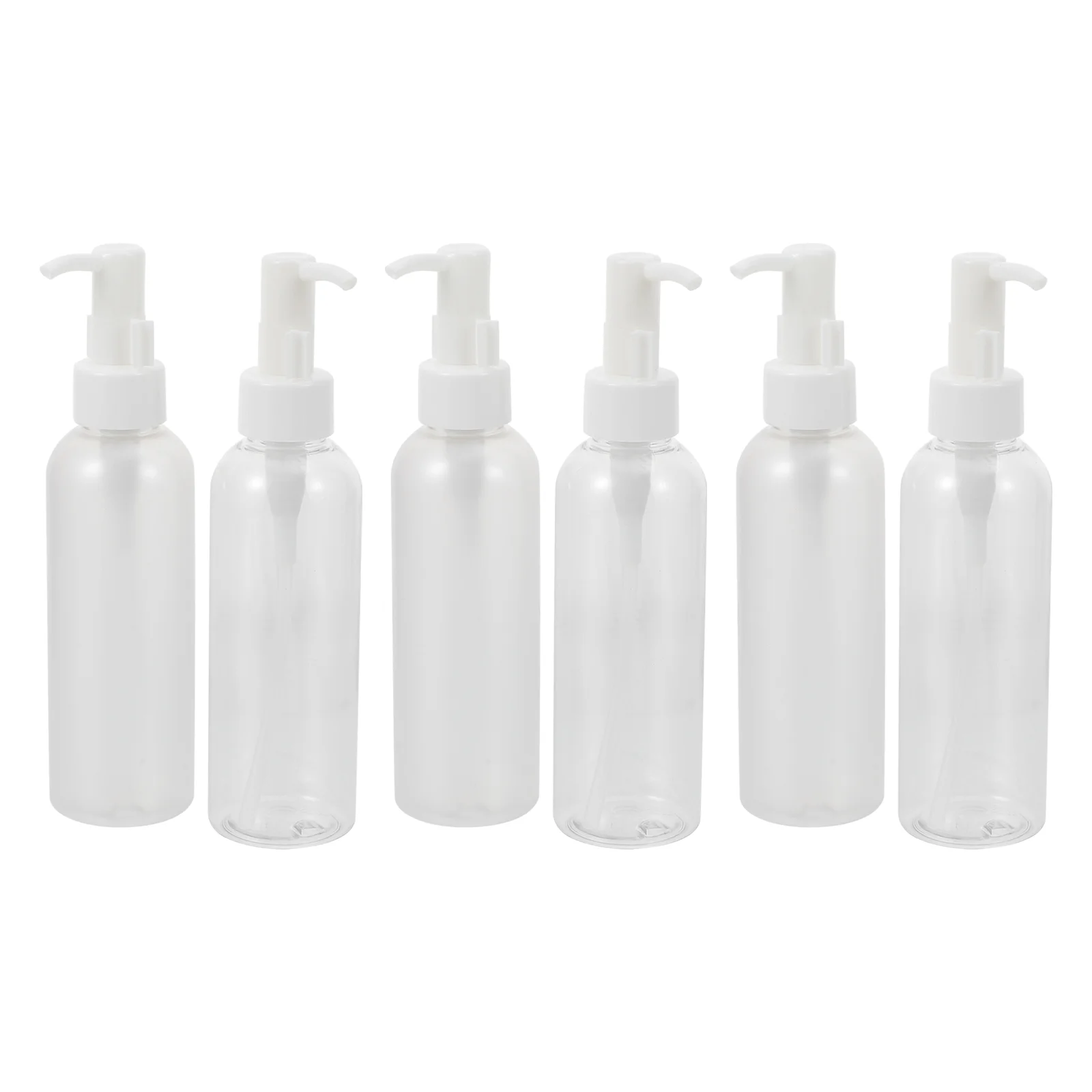 

6pcs Portable Cleansing Oil Storage Bottles Travel Sub Bottles (Transparent)