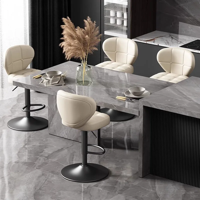 Современные скандинавские барные стулья Минималистичная стойка расслабляющие