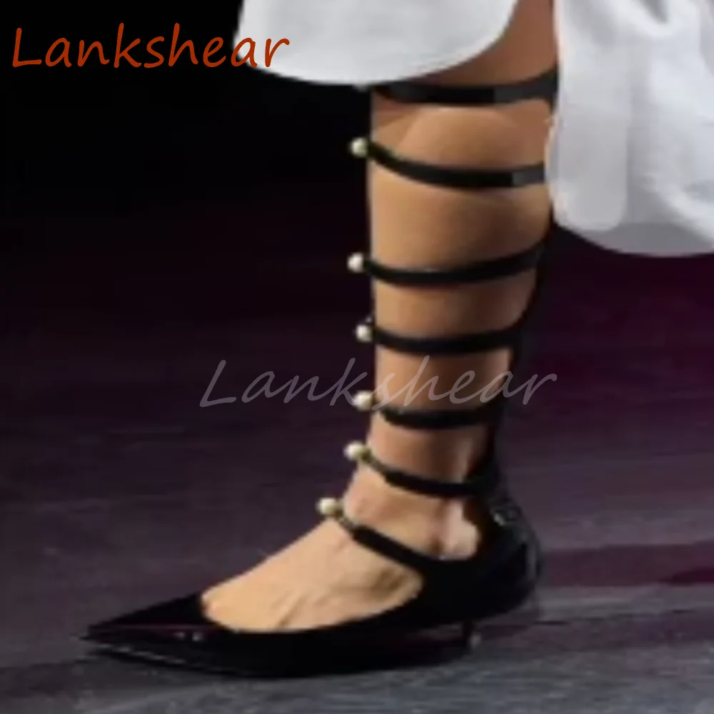 Женские босоножки с жемчужинами в странном стиле модная модельная обувь