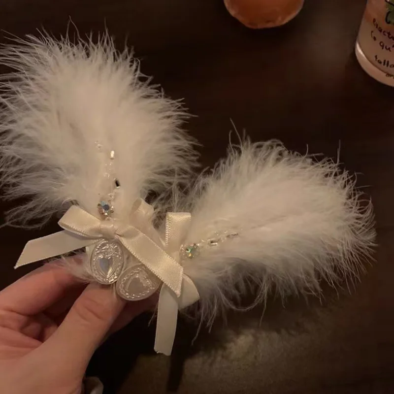 

1 шт., заколка для волос с страусиными перьями