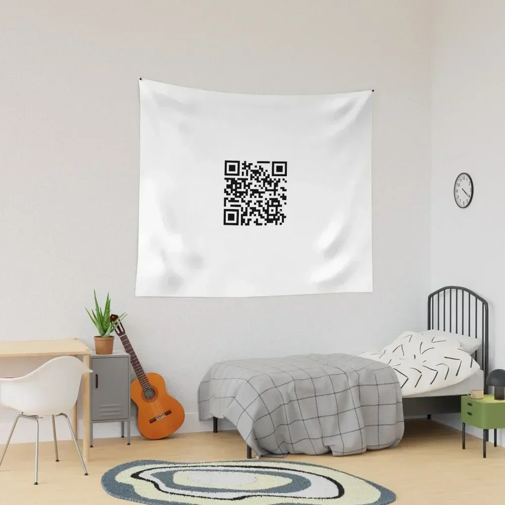 What are you doing in my Swamp QR Code Tapestry Decorative Wall Room Decor For Girls Home Aesthetic Design