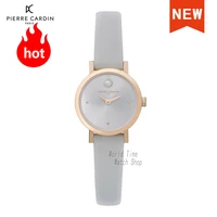 pierre cardin watch clearance sale top luxury fashion simple large dial waterproof quartz watch ladies watch reloj mujer
