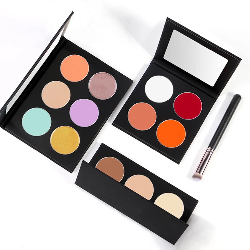 

Waterproof Pigment Cream Powder Blush Private Label Concealer Palette Custom Bulk Cosmetics Face Makeup Keep on 24 Hours