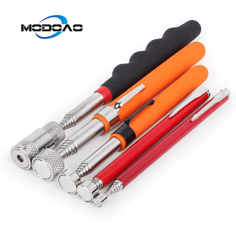 

Телескопическая магнитная ручка светильник кой, миниатюрный портативный магнитный прибор для поднятия, раздвижная штанга для поднятия вин...