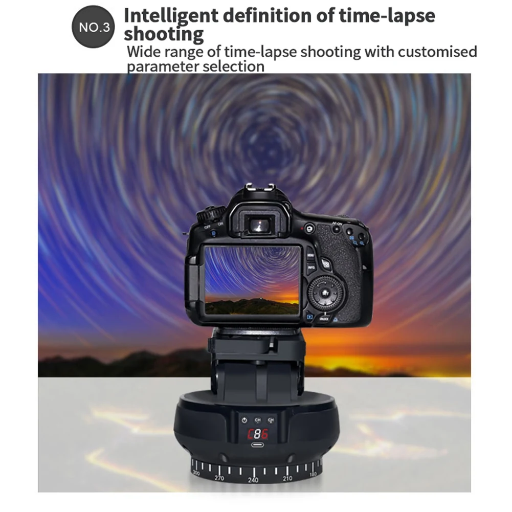 YT-1200 Автоматическая моторизованная головка с таймером 360 панорамный