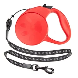 

JMT 10-foot Red Extra-Small Retractable Dog Leash