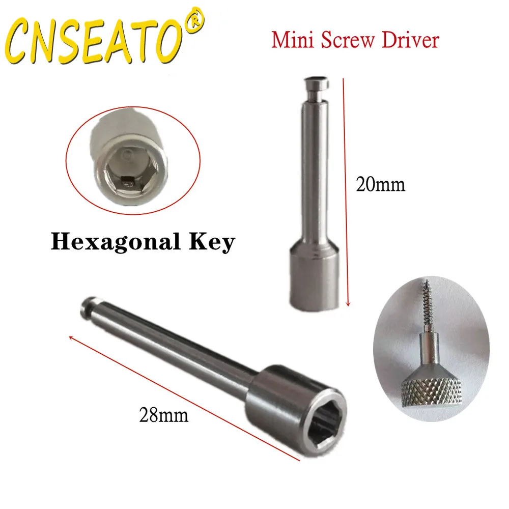 Зубной имплантат мини-отвертка Ортодонтическая анкерная фиксация шестигранный