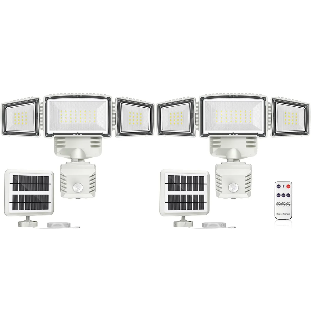 Outdoor Solar Wall Lights Courtyard Light Sensing PIR Sensor Rechargeable Lamp Lighting Accessory Without Controller