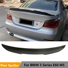 Спойлер на задний багажник для BMW 5 серии E60 Base Sedan M Sport M5 2004-2009, углеродное волокно