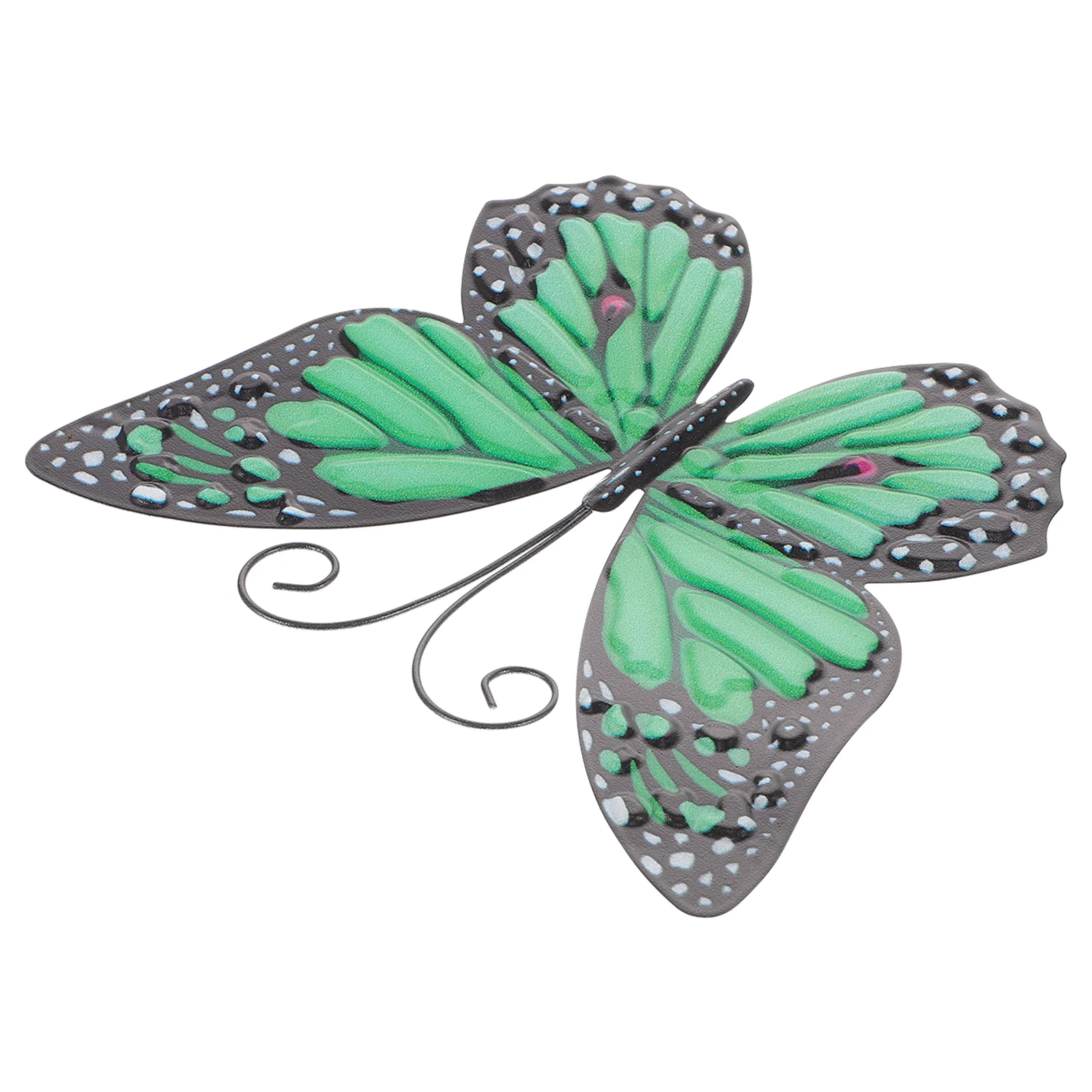 

Украшения для улицы, Декор для дома на открытом воздухе, кованые железные бабочки, настенные подвесные украшения, уличная стена