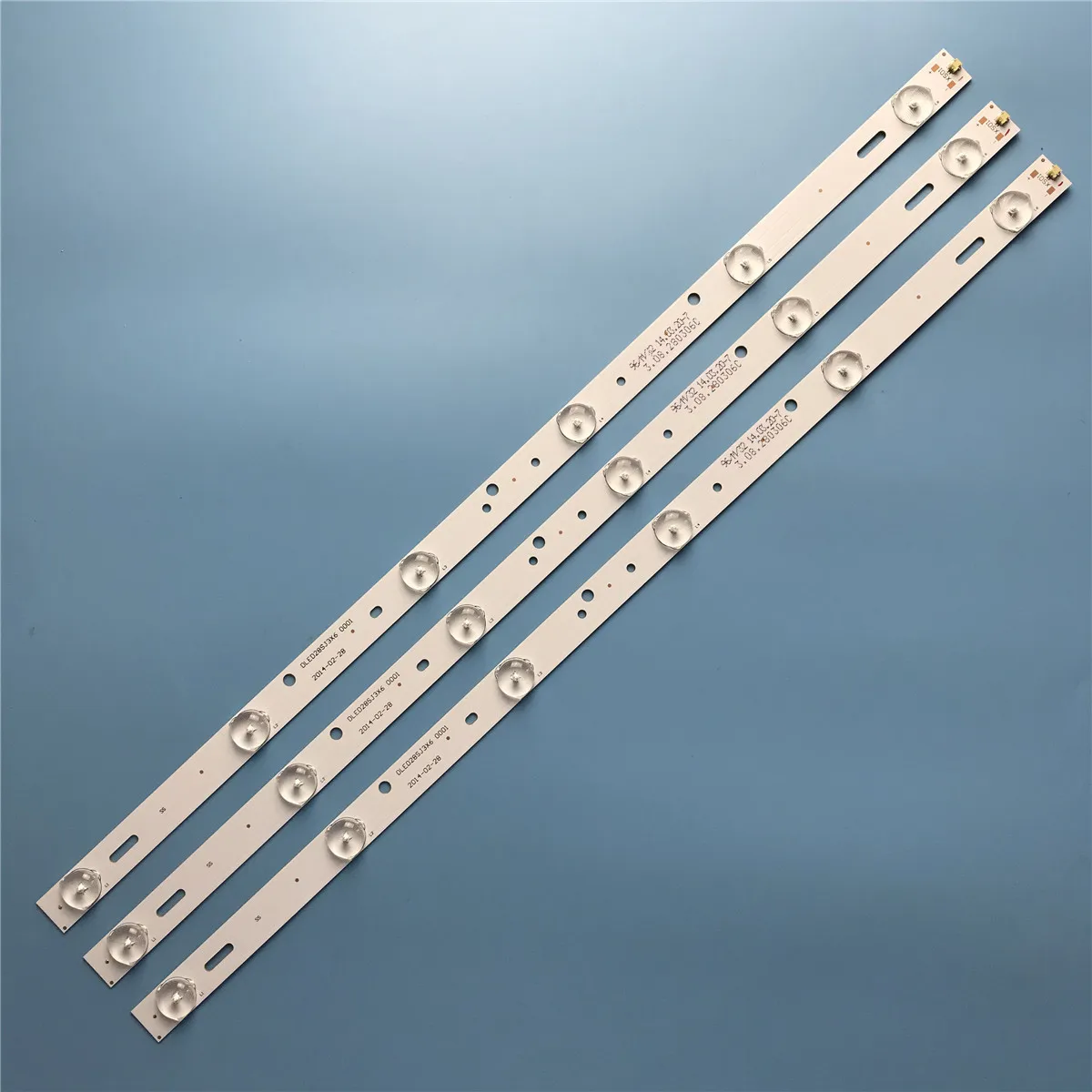 

514MM LED Backlight strip 6 lamp for 28 INCH LCD TV DLED28SJ3X6 CRH-K283535T030643L-Rev1.1 W 3V/LED