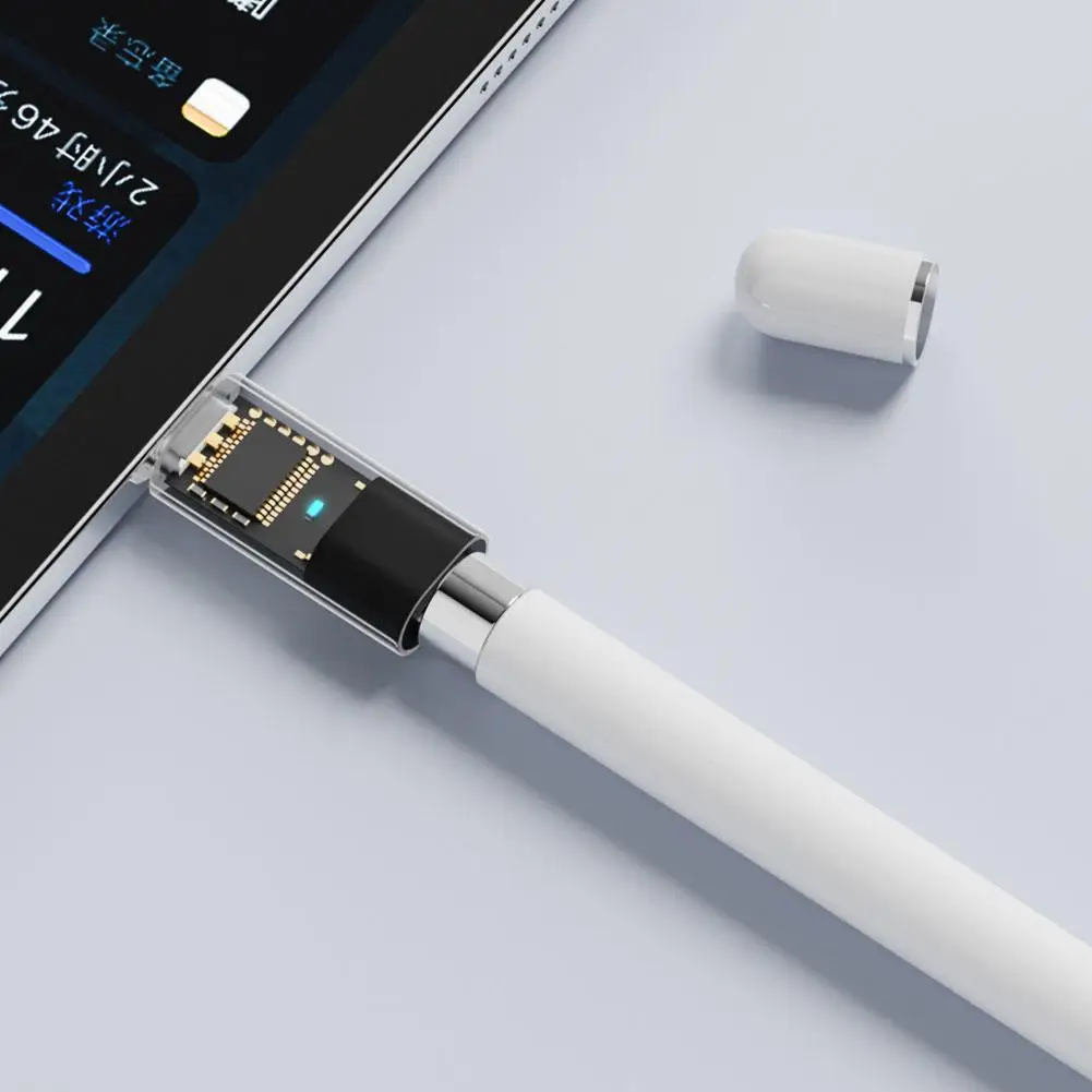 Адаптер для зарядки стилуса Apple Pencil 1-го поколения Bluetooth-совместимый стилус