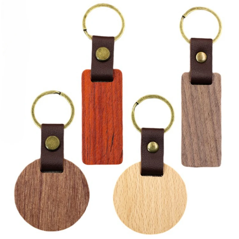 

Original Wood Carving Blank Sign Tourism Homestay Keychain Nail Buckle and Detachable Light Luxury Commemorative Pendant Gifts