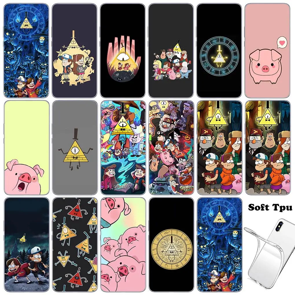 G-Gravitys Falls Pig Чехол для телефона Гибкий корпус Motorola Moto E22 E40 E30 G200 G13 G14 G54 G84 G85 G04 G24 One