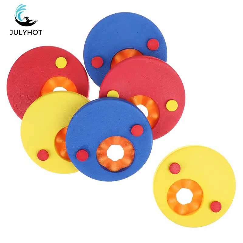 

6PC/Pack EVA Foam Swim Inflatable Pool Float Board Baby Swimming Exercises Circles Rings Discs Arm Bands Floating Sleeves