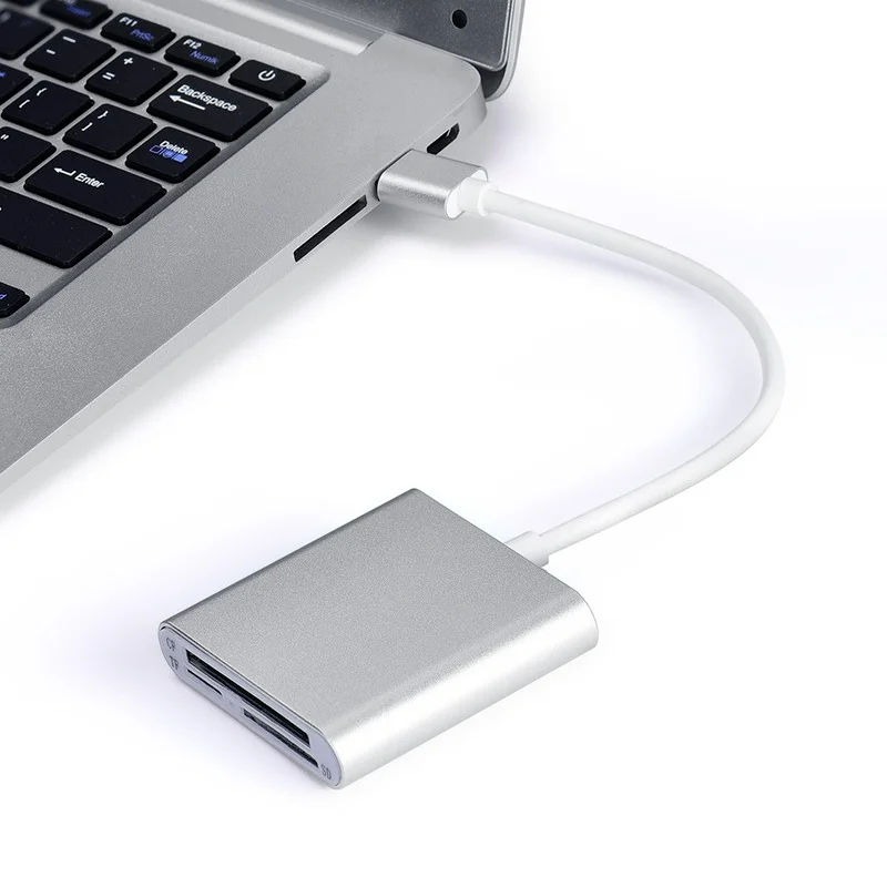Многофункциональный 3-в-1 кардридер USB 3 0 с поддержкой карт TF/SD/CF высокоскоростной