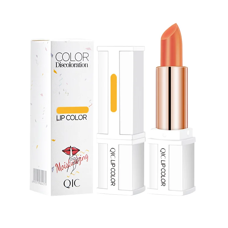 

Бальзам для губ, меняющий цвет, увлажняющий фруктовый оранжевый блеск для губ, натуральная стойкая помада для моркови, глянцевый праймер дл...