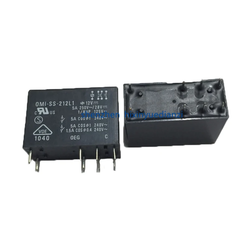 Горячее предложение, новинка, Φ 12V, Φ 212L112VDC DC12V 5A relay DIP8
