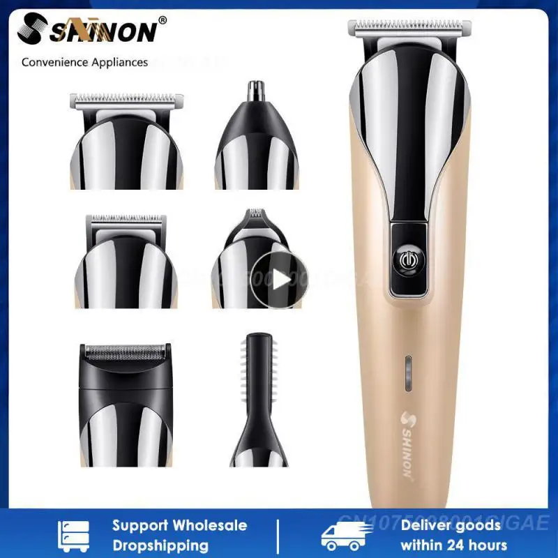 

Hair Clipper 6in1 For Men Adults Kids Hair Trimmer Razor Hair Cutter Electric Usb Rechargeable Professional