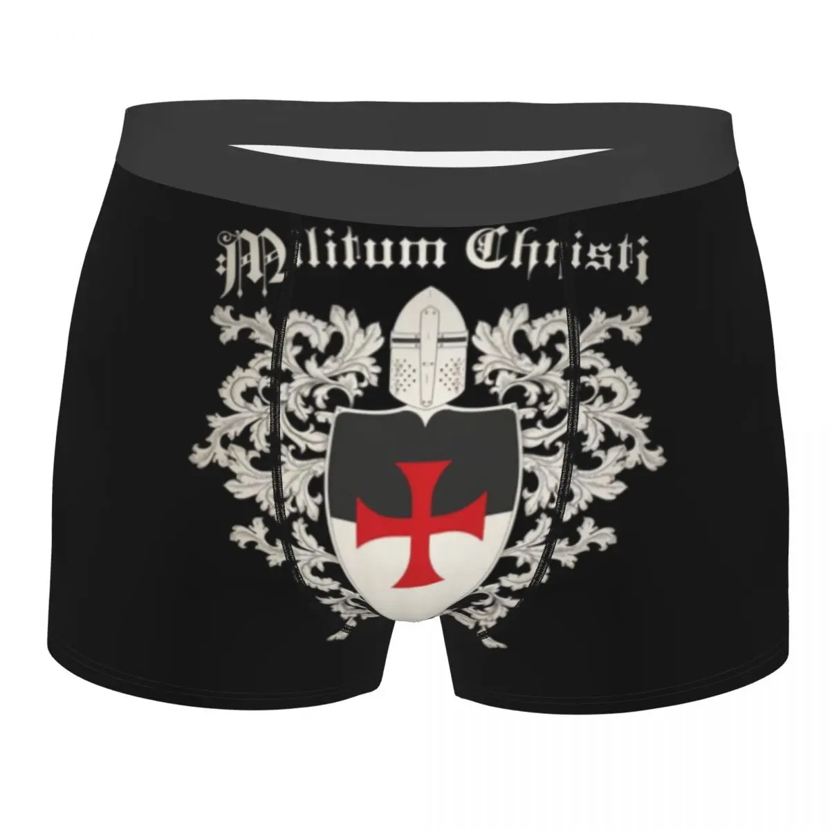 

Мужское нижнее белье армии Христа, сексуальные шорты-боксеры с принтом на заказ