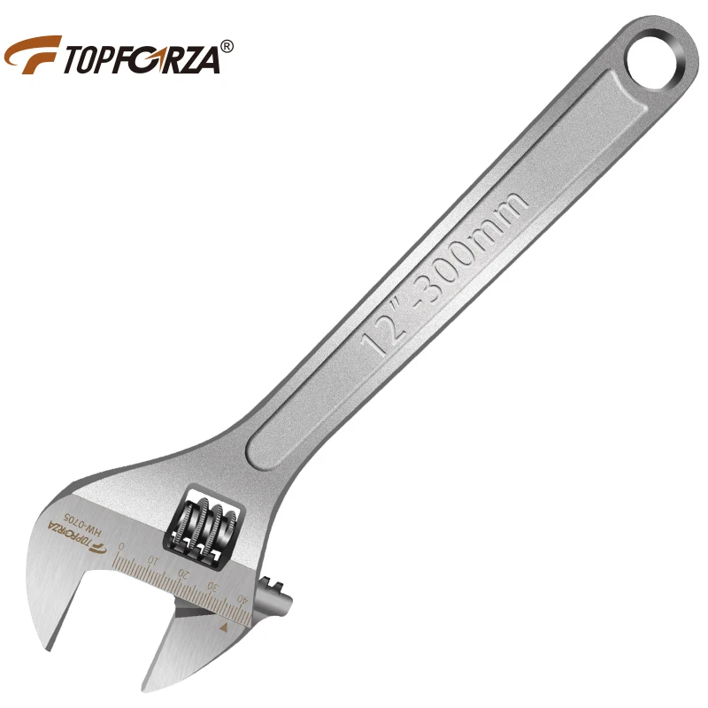 8 дюймовый Регулируемый ключ универсальный гаечный ключ из высокоуглеродистой стали для ванной комнаты, ручные инструменты для ремонта водопроводных труб, шестигранный мини гайковерт, инструменты для крепления