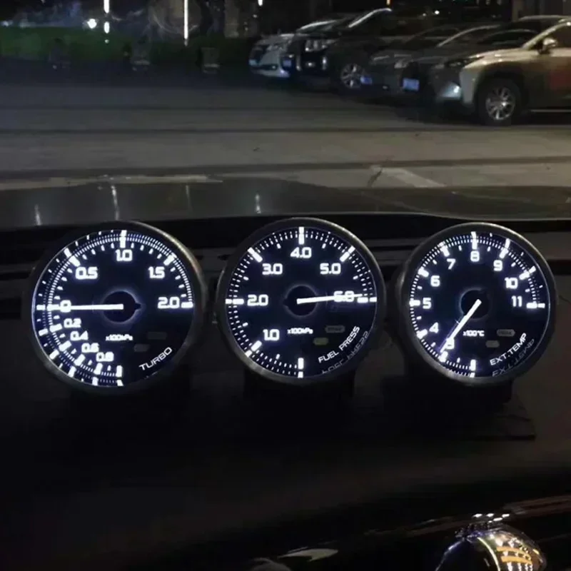 Фото Def* Advance A1 Turbo Boost Gauge Температура воды Вольт Давление масла Гоночный измеритель Пресс для топлива Воздушный измеритель соотношения топлива Вакуумные автомобильные датчики №2