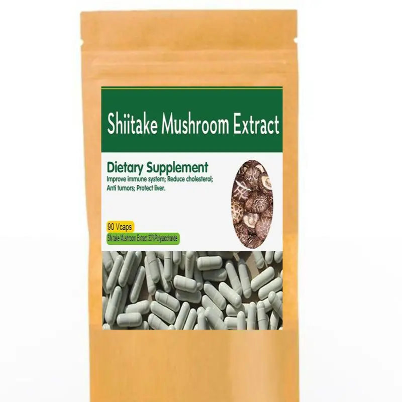 

100pcs,Shiitake Mushroom Extract Lentinus edodes Capsule