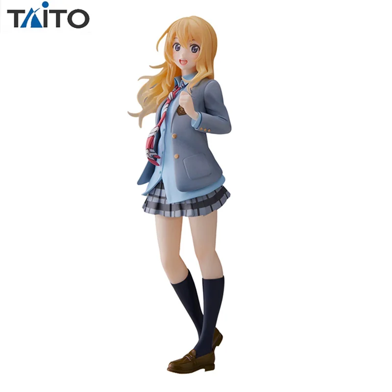 

Original Taito Your Lie in April Coreful Miyazono Kaori Uniforms Ver Anime Figure Action Model Collectible Toys Gift