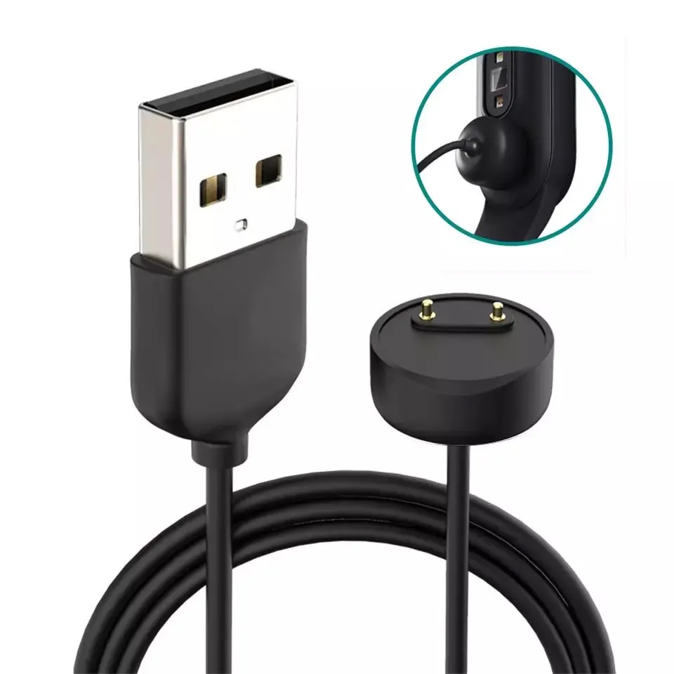 Caricabatterie Magnetici Per Xiaomi Mi Band 5 6 7 Caricabatterie Per Orologio Intelligente Cavo Di Alimentazione Con Nucleo In Rame Puro Accessori Per