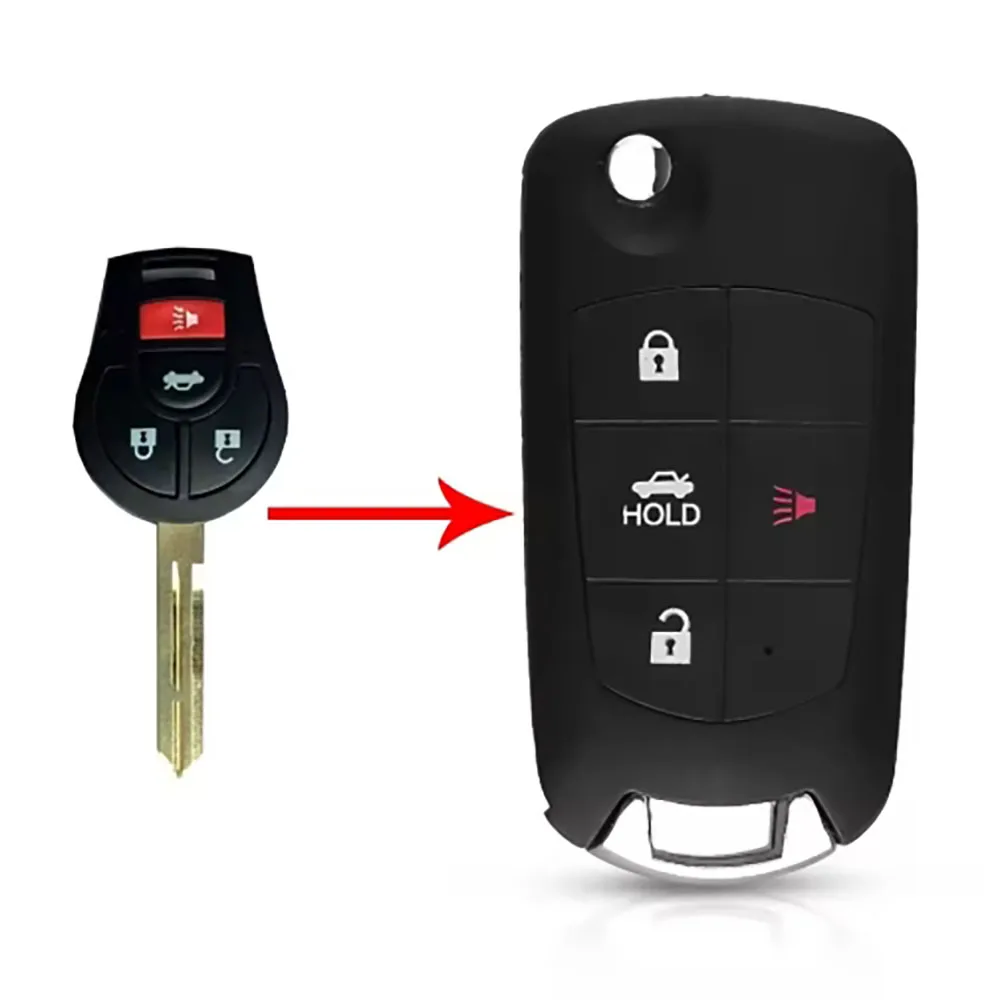 4-кнопочный модифицированный флип-пустой чехол с дистанционным управлением