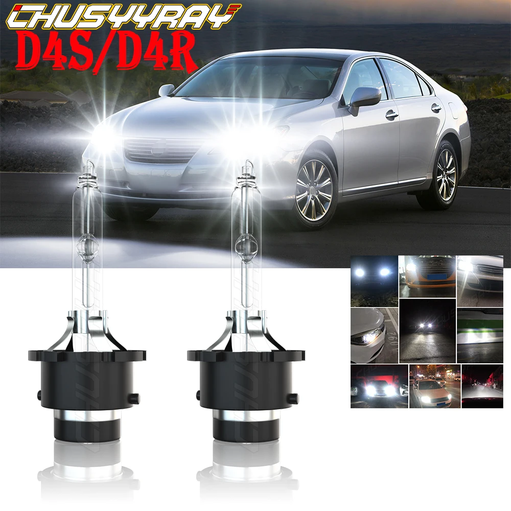 

CHUSYYRAY Compatible For Lexus ES350 2007-2011 2012 -2X D4S/D4R HID Headlight Low Beam Bulbs Kit