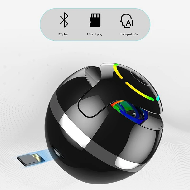 Bluetooth-динамик AI Smart 3D стерео музыка дышащий свет объемный звук поддержка FM TM карта