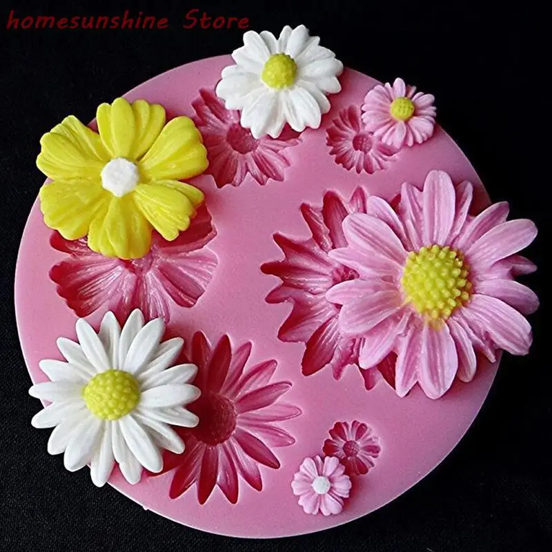 

New Craft Cupcake 3D Rose Flower Fondant Silicone Mold Mould Baking Cake Cookies Form Chocolate Soap Sugar For Kitchen