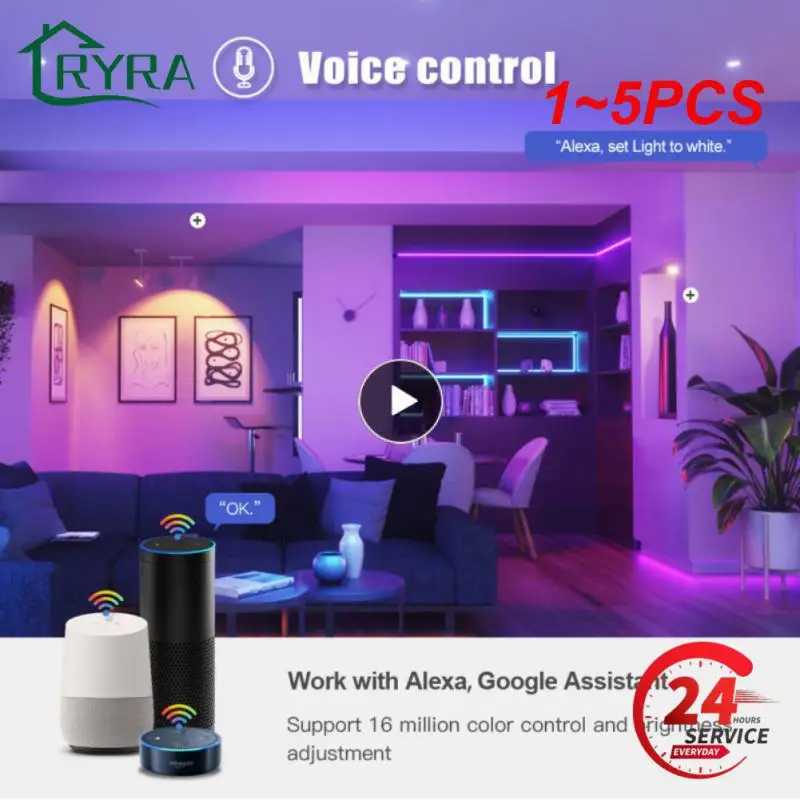 

Умная лампа E27 с поддержкой Wi-Fi, 1-5 шт.