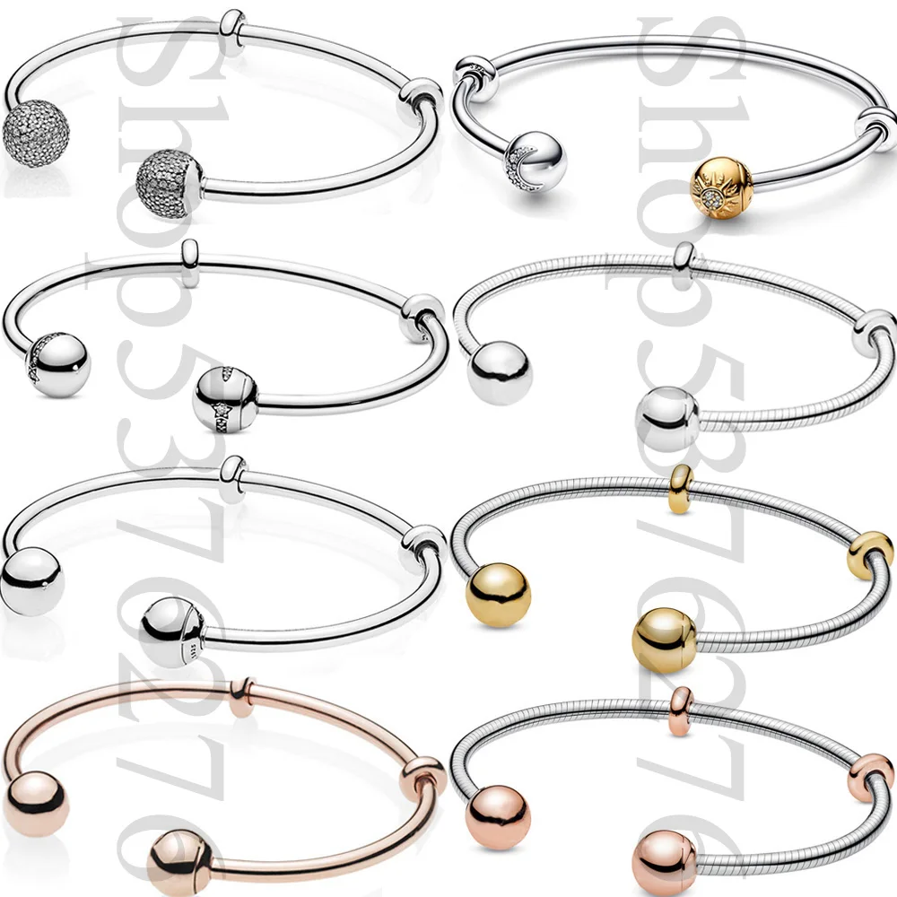 Шапочки с блестящим логотипом паве моментов из стерлингового серебра 925 пробы