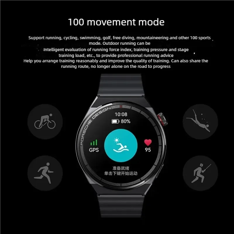Умные часы Huawei Watch GT 3 дизайнерские Porsche спортивные с температурой тела кислород в