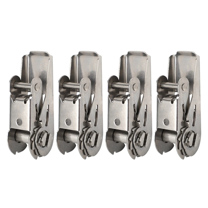 

4Pcs 38X25mm Stainless Steel Buckle Tool Parts Tight Rope Tool