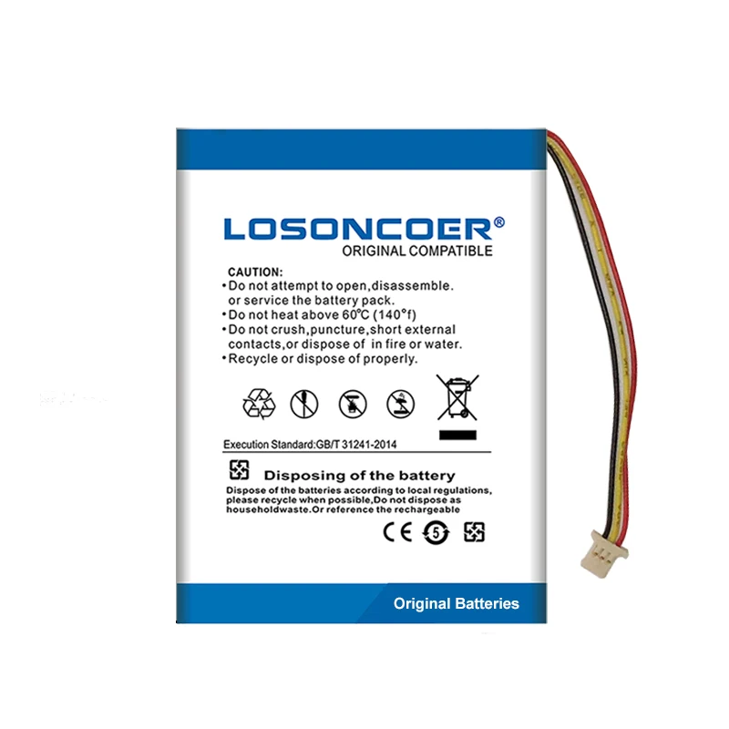 Аккумулятор LOSONCOER dx220 5000 мА · ч для литий-полимерных аккумуляторов Ibasso - купить по