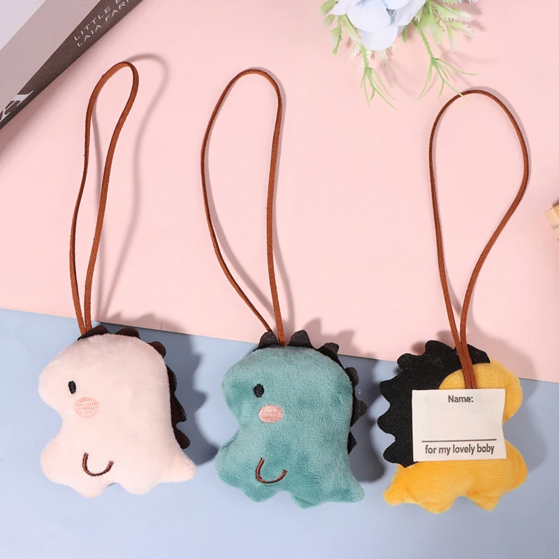 Милая наклейка с именем динозавра подвеска мультяшное животное плюшевая