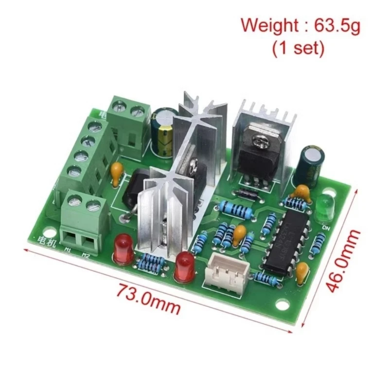 120 Вт ШИМ DC10V-30V Регулятор скорости двигателя Регулируемое напряжение Управление Реверсивный лучшая распродажа (art.: 3920da0221bc5) - 3920da0221bc5