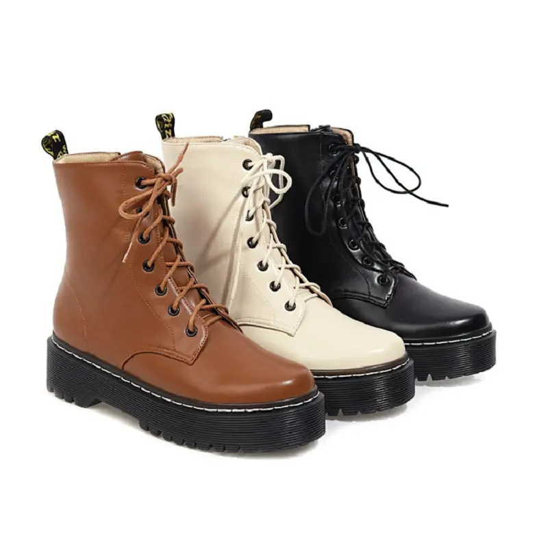 Зимние боевые рабочие военные ковбойские женские ботинки QPLYXCO резиновая толстая