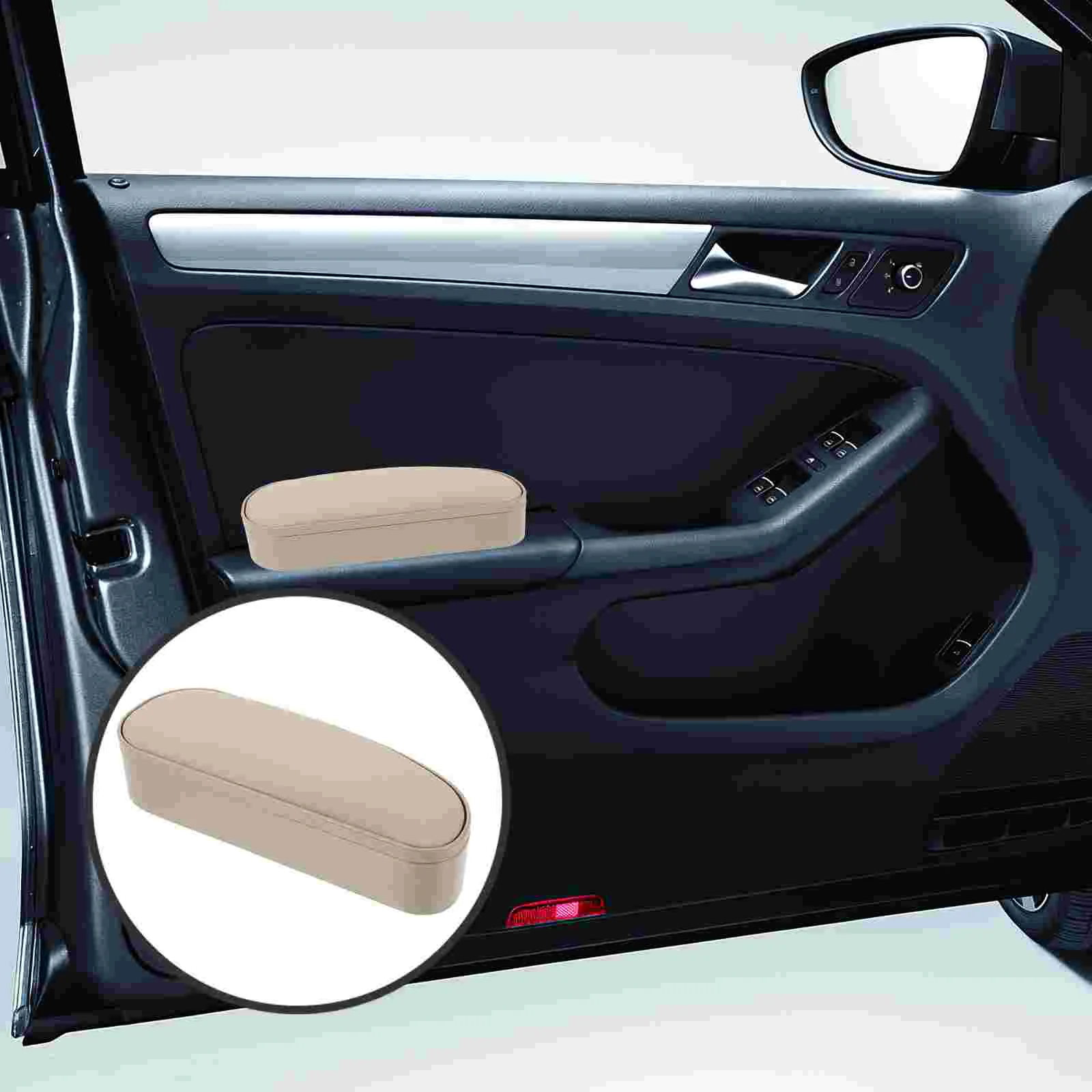

Protective Car Door Cushion Auto Arm Pad Universal Rest Abs Interior Spare Parts